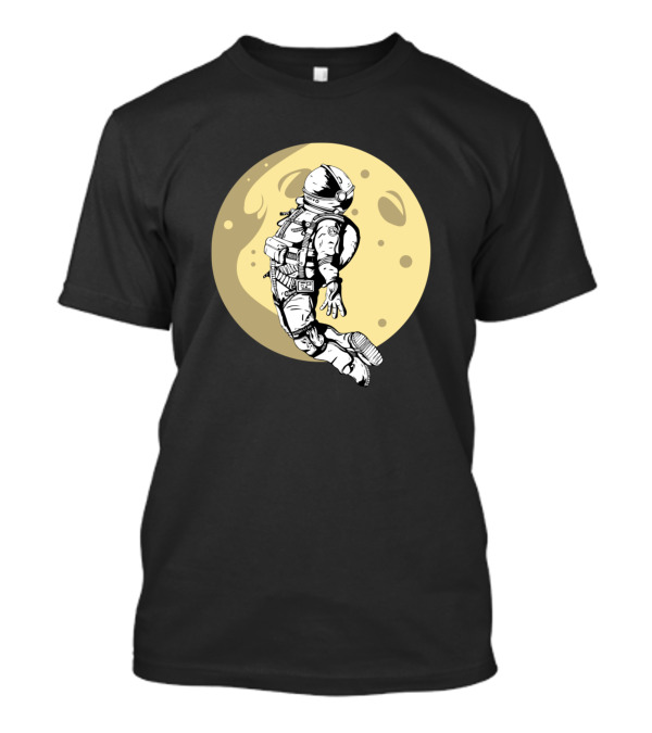 Astronaut Floating On The Moon T-Shirt
