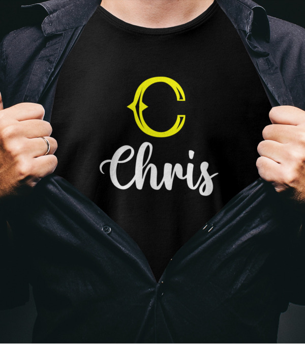 C Chris Chris Chris Chris Surname Chris Second Name T-Shirt
