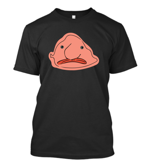 Blobfish Cartoon Face T-Shirt