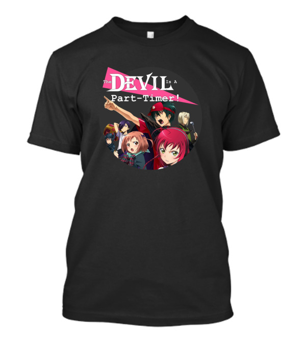The Devil Is A Part Timer Characters Ensemble Cast Anime Series T-Shirt