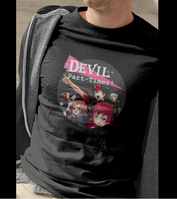 The Devil Is A Part Timer Characters Ensemble Cast Anime Series T-Shirt