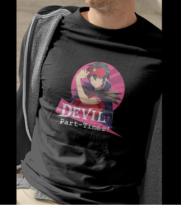 Sadao Maou The Devil Is A Part-Timer Anime Character T-Shirt
