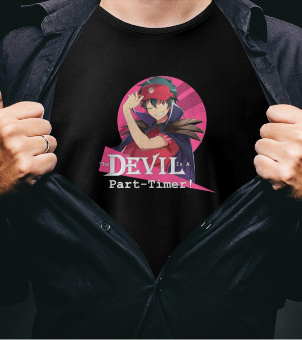 Sadao Maou The Devil Is A Part-Timer Anime Character T-Shirt