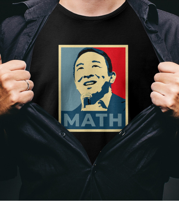 Andrew Yang USA Math Yang Gang President Election Campaign T-Shirt