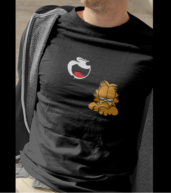 Felix Laughing With Garfield T-Shirt