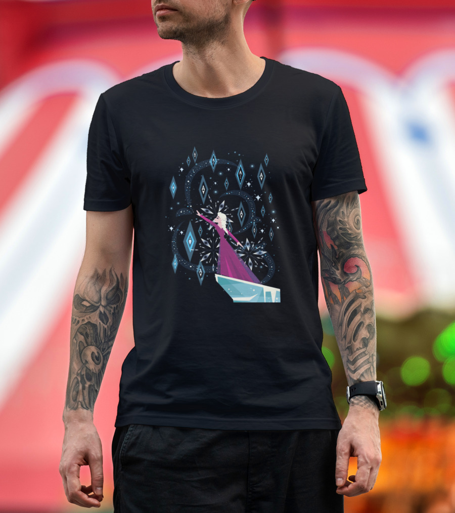 Frozen Elsa Ice Magic Snowflakes T-Shirt