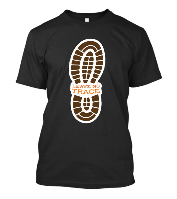 Leave No Trace Hiking Boot Print T-Shirt