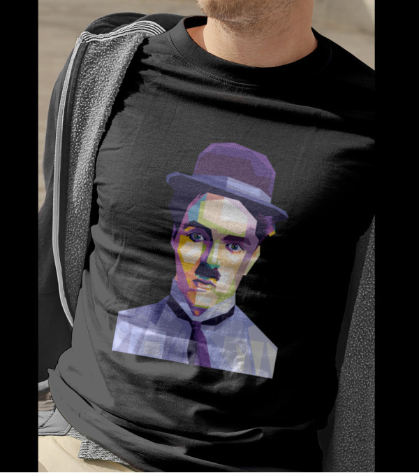 Charlie Chaplin Geometric Pop T-Shirt