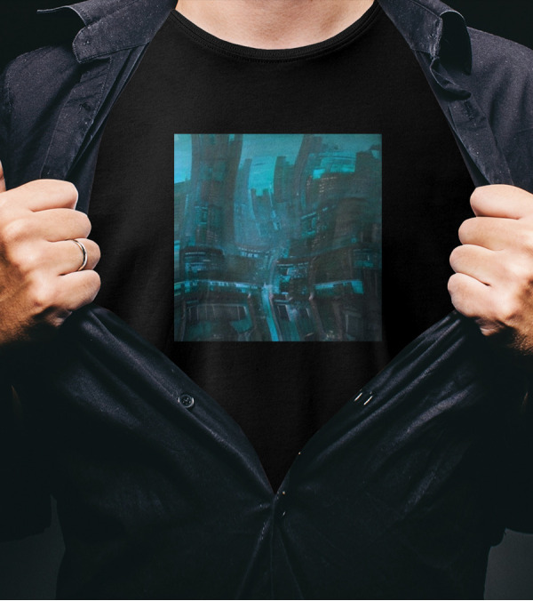 The Expression Of Despair Urban Nightscape T-Shirt