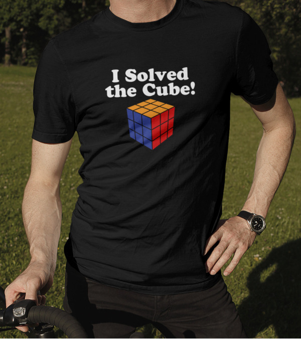 I Solved The Cube Aesthetic I Solved The Cube T-Shirt