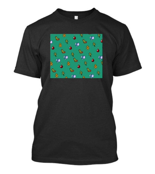 Christmas Tree Glove Cookie Ball Snow T-Shirt