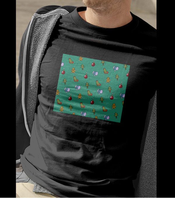 Christmas Tree Glove Cookie Ball Snow T-Shirt