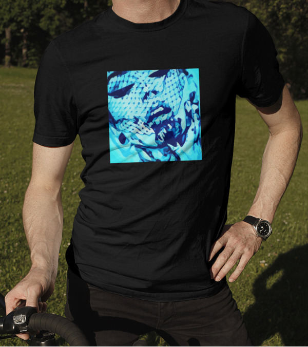 Netted Blue Face T-Shirt