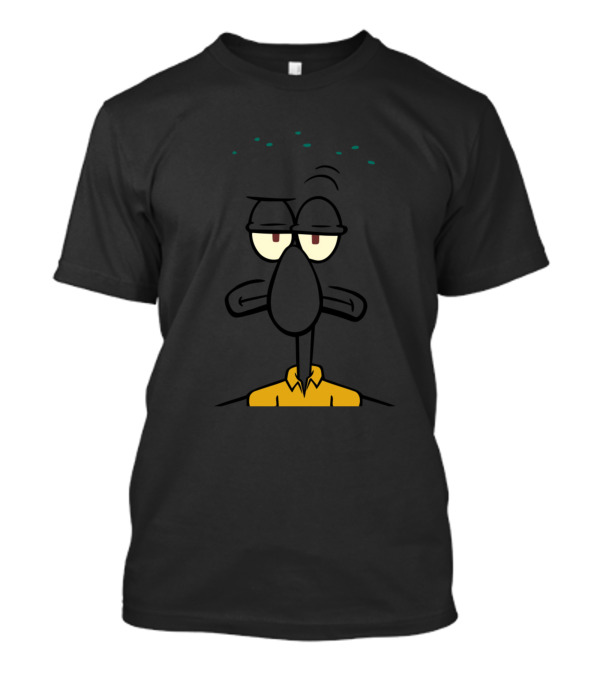 SpongeBob SquarePants Squidward Facial Expression T-Shirt