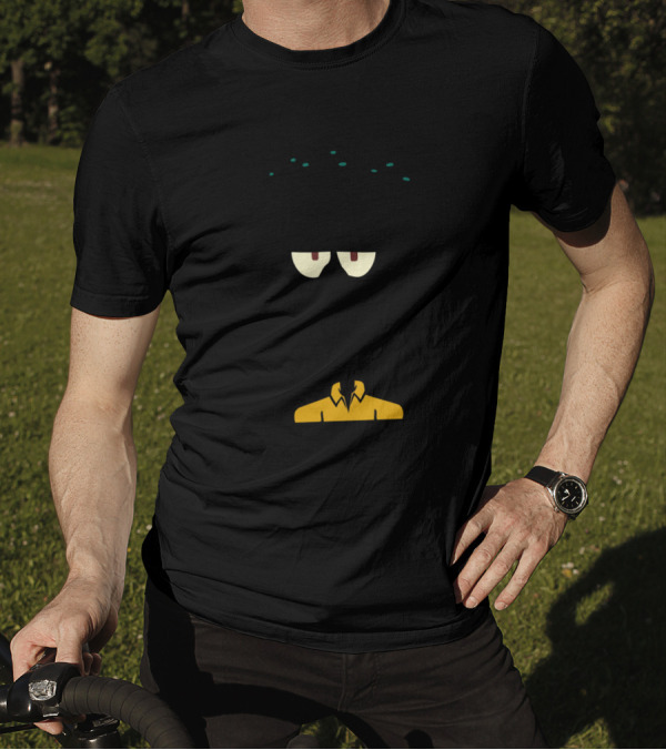 SpongeBob SquarePants Squidward Facial Expression T-Shirt
