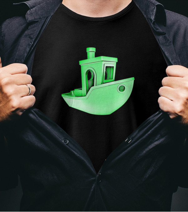 3D Benchy Boat For Makers T-Shirt
