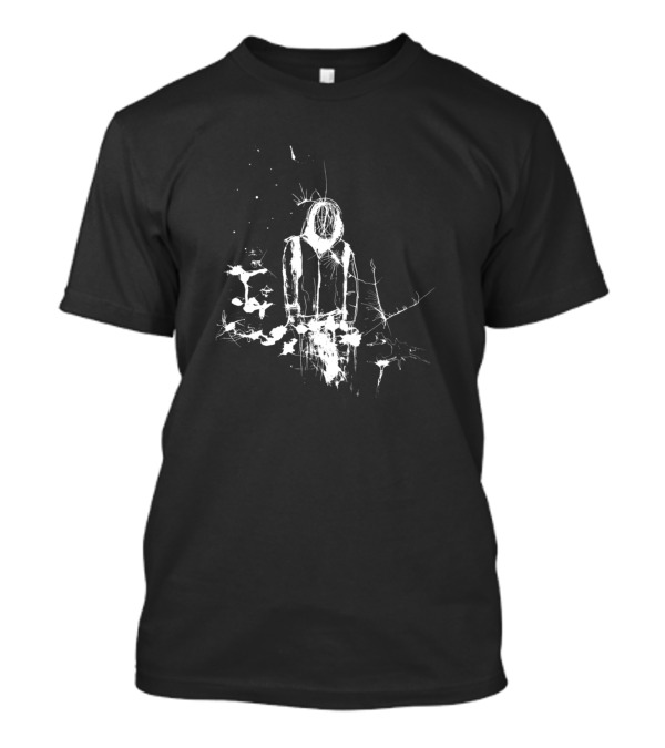 The Heart The Head And The Rest Sketchy Figure Surrounded By Abstract Branches T-Shirt