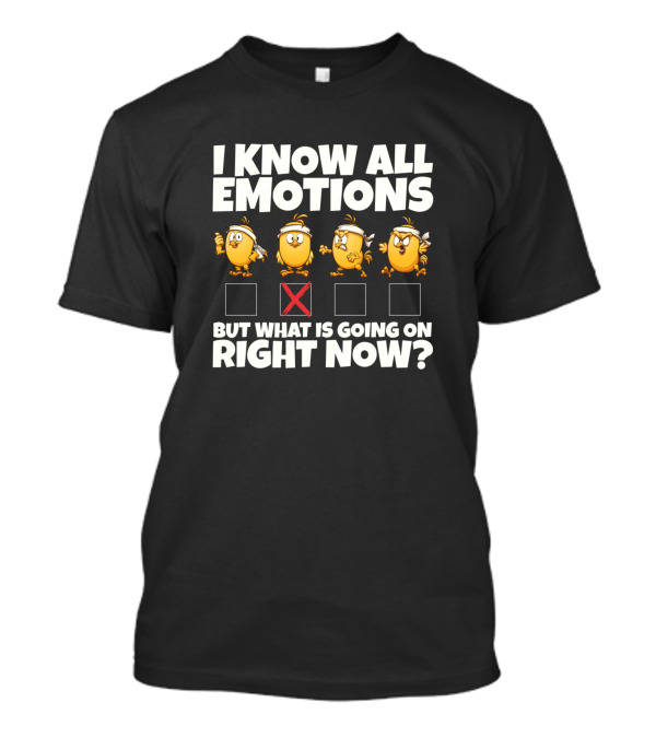 I Know All Emotions But What Is Going On Right Now? T-Shirt
