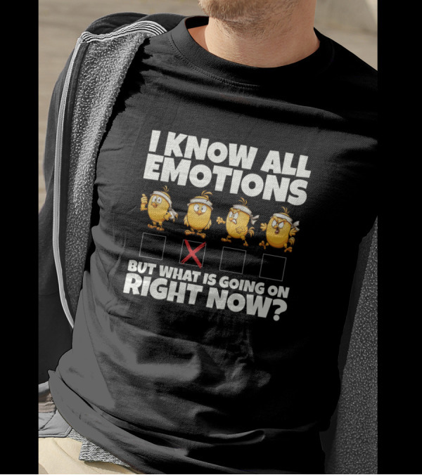 I Know All Emotions But What Is Going On Right Now? T-Shirt