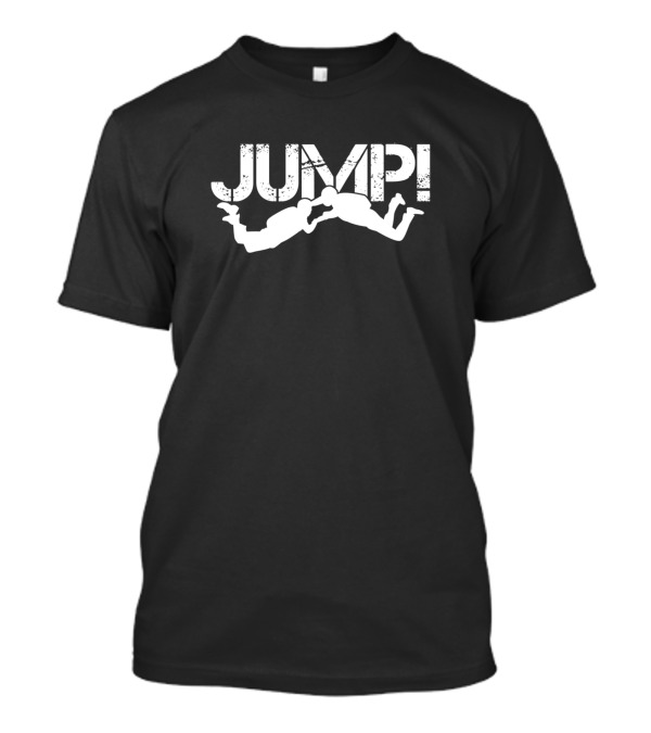 Jump Skydive Distressed Skydiver Parachute Extreme Adventure T-Shirt