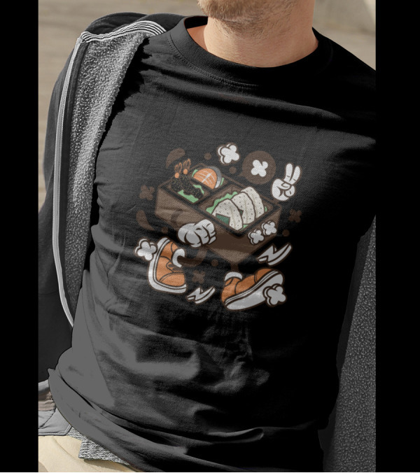 Bento For Animated Characters Comics And Pop Culture Classic Cartoon Style Bento Characters T-Shirt