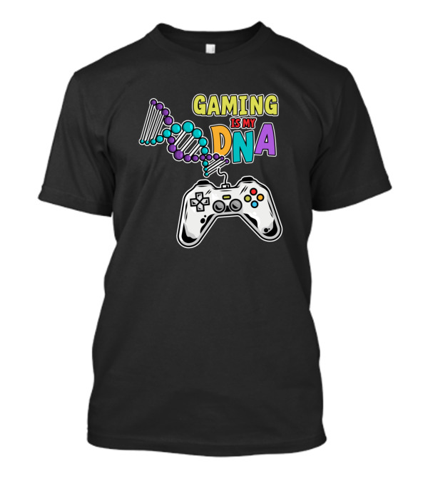 Gaming Is My DNA Console Gamer Controller DNA Elements T-Shirt