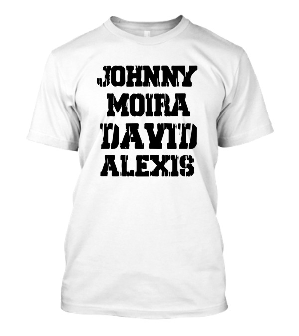Johnny Moira David Alexis Schitt's Creek Quartet T-Shirt
