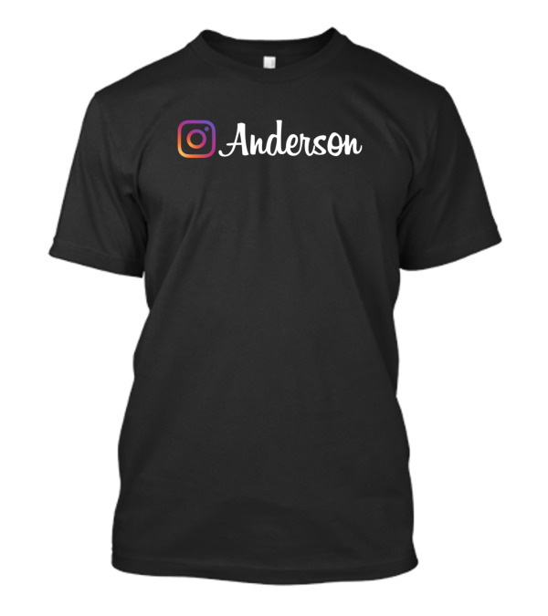 Anderson Family Name Instagram T-Shirt