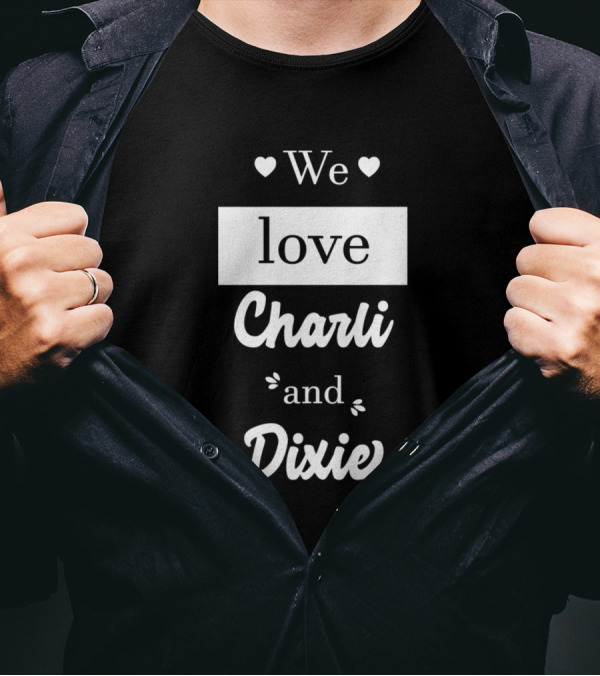 We Love Charli And Dixie D Amelio Famous Tiktoker Siblings T-Shirt