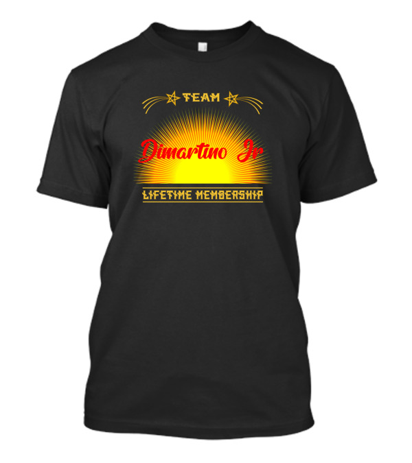 Team Dimartino Jr Lifetime Membership Radiant Starburst T-Shirt