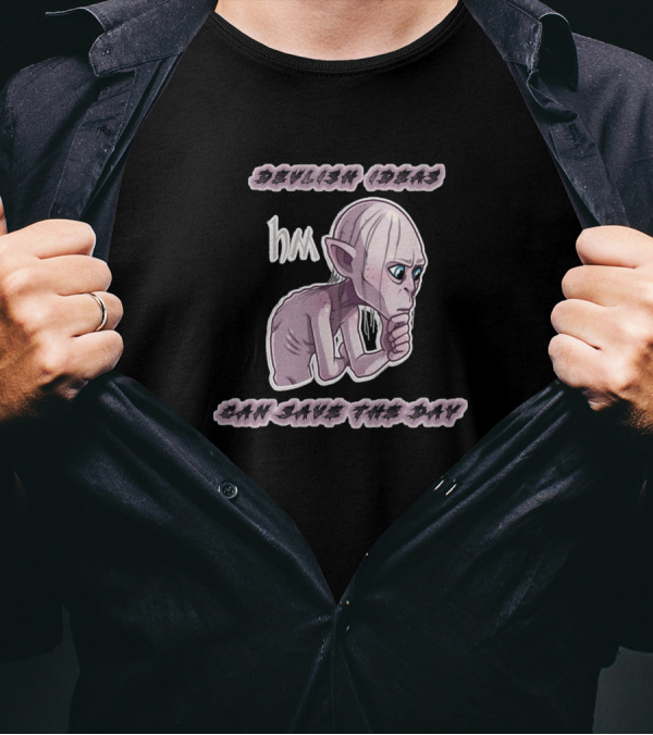 Devlish Ideas Hm Can Save The Day T-Shirt