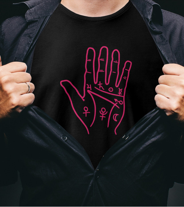Palmistry Symbols The Future In The Palm Of Your Hand T-Shirt