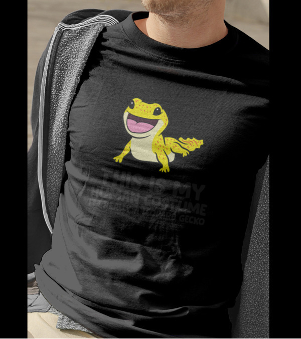 This Is My Human Costume I'm Really A Leopard Gecko T-Shirt