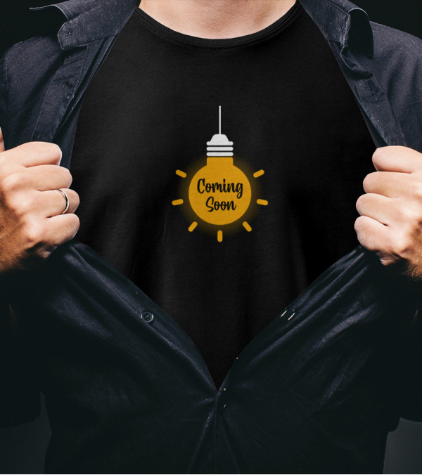 Coming Soon Light Bulb Design For New Year T-Shirt