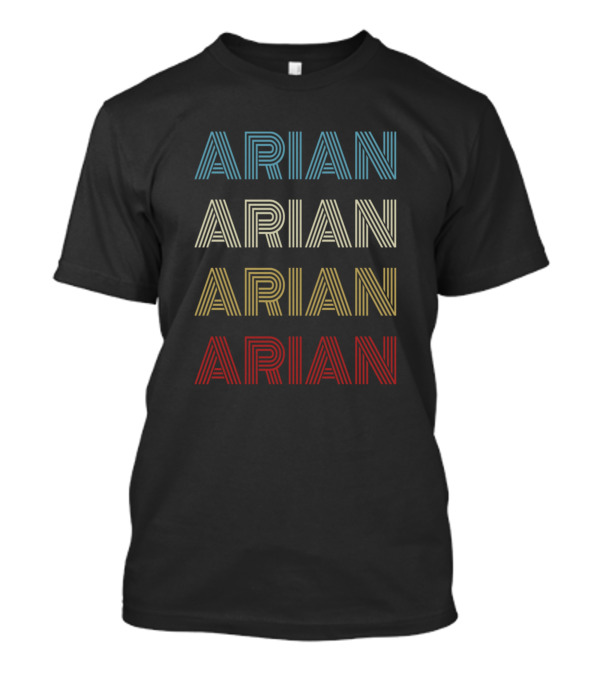 Arian Vintage Pride First Given Name T-Shirt