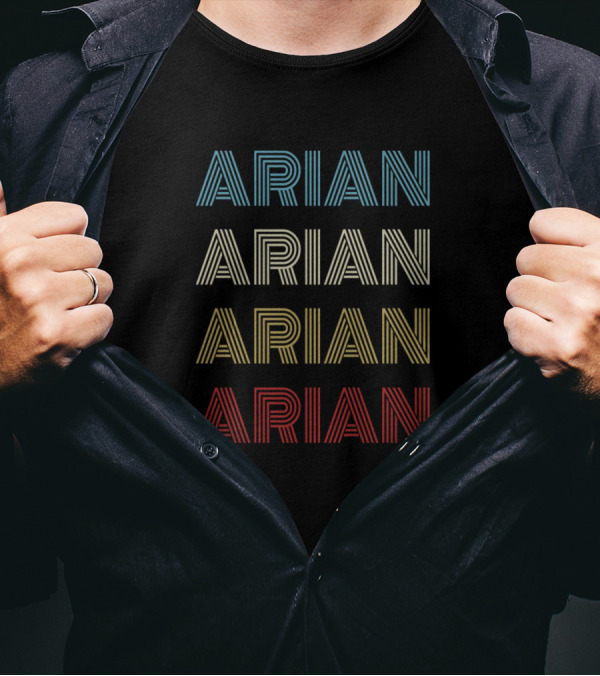 Arian Vintage Pride First Given Name T-Shirt