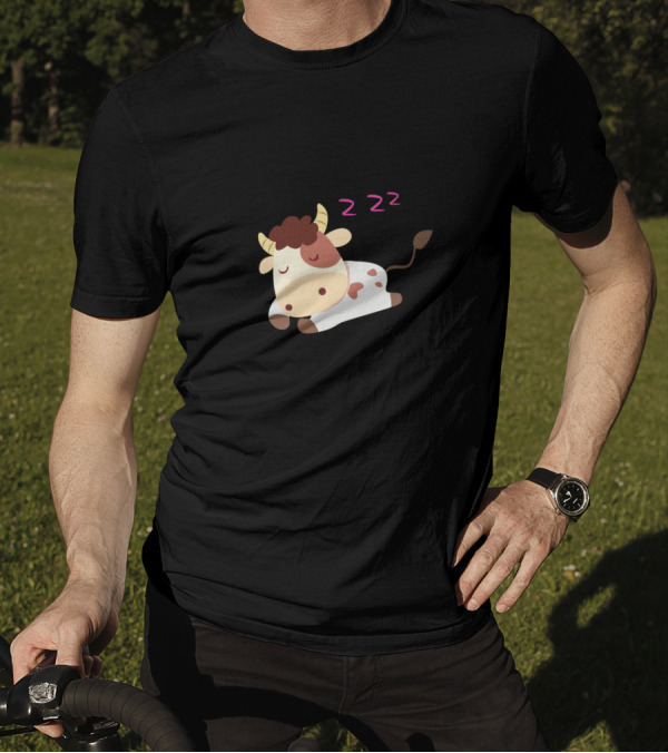 The Lazy Cow 228 Cows Farming T-Shirt