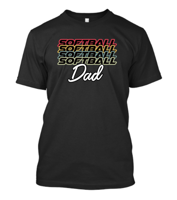 Softball Dad Funny My Favorite Softball Player Calls Me Dad T-Shirt