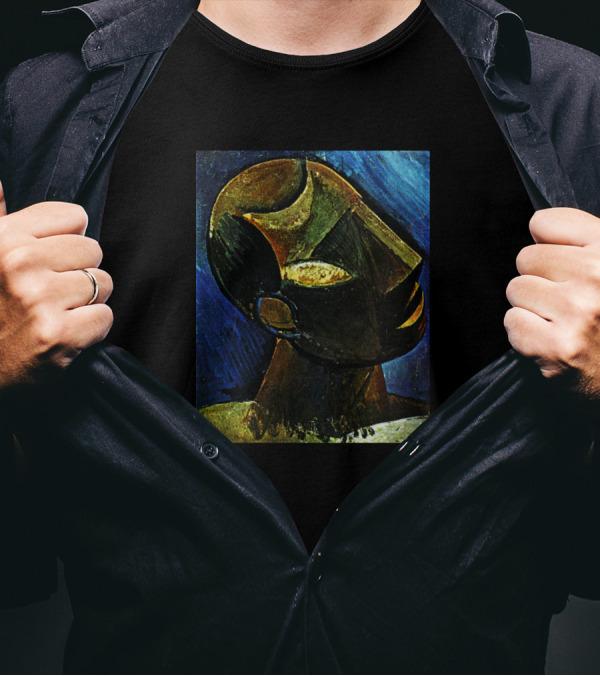 High Resolution Abstract Head Of A Man Pablo Picasso T-Shirt