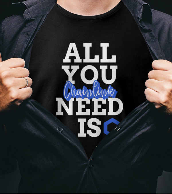All You Need Is Chainlink Hexagon T-Shirt