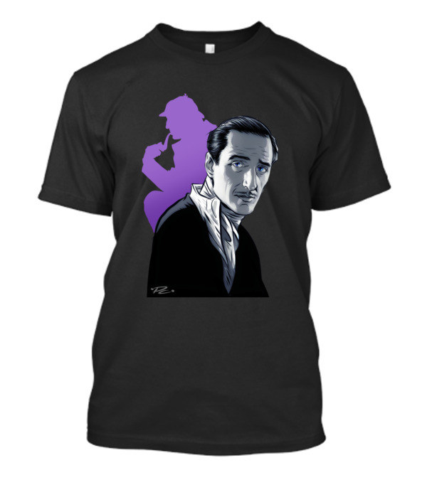 Basil Rathbone Paul Cemmick Sherlock Holmes T-Shirt