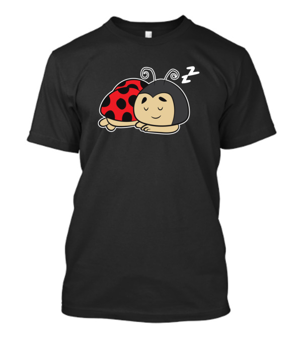Cute Sleeping Tired Ladybug Napping Ladybu T-Shirt