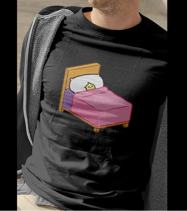 Time To Get Up Egg Pillow Bed T-Shirt