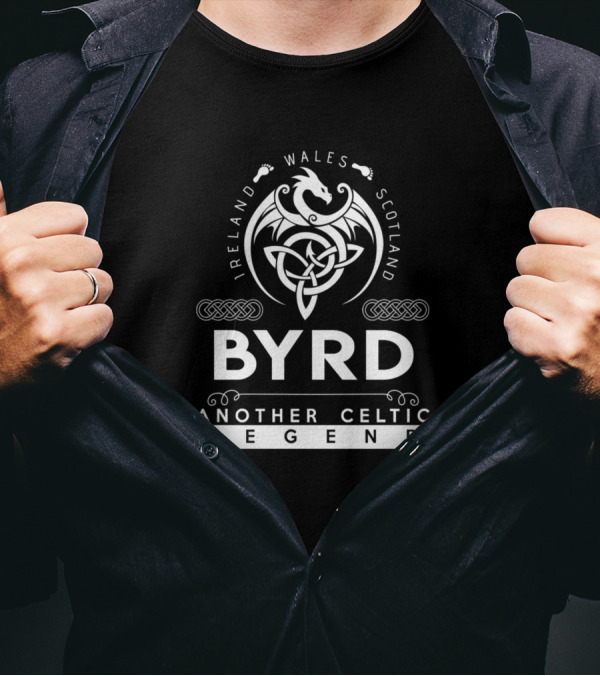 Byrd Another Celtic Legend Ireland Wales Scotland Byrd Drago T-Shirt