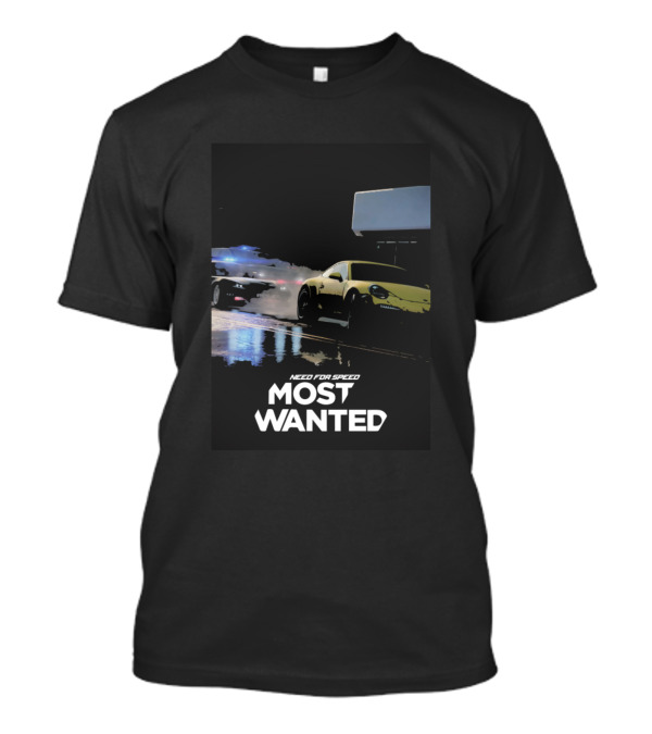 Need For Speed Most Wanted Police Chase Racing Scene T-Shirt