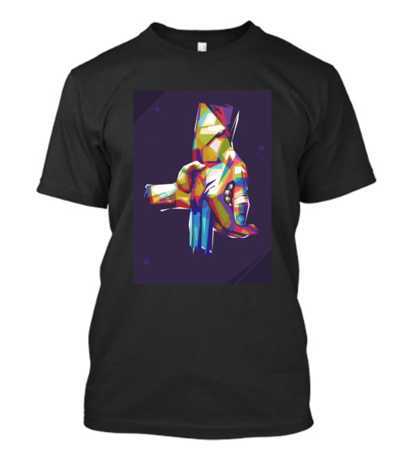Logan And Laura Hand Colorful Background Art Wolverine X-23 Comic T-Shirt