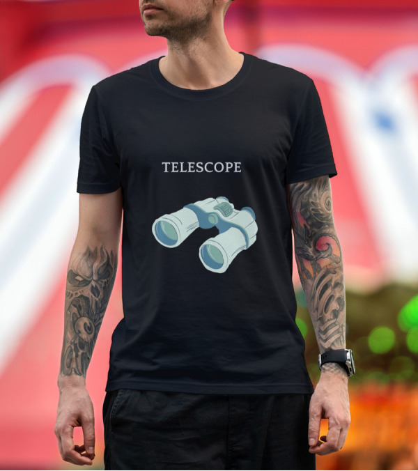 Premium T-Shirt: TELESCOPE Binocular T-Shirt TELESCOPE Binocular T-Shirt