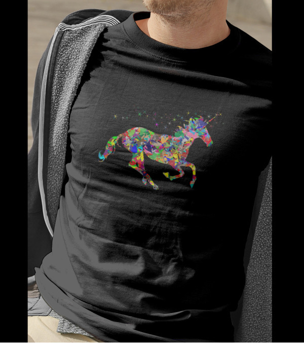 Unicorn Stars Multicolor Magic T-Shirt