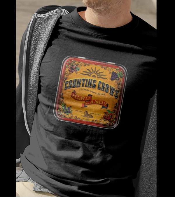 Counting Crows Hard Candy 13 Fresh New Flavors Est. 1991 Made In U.S.A T-Shirt