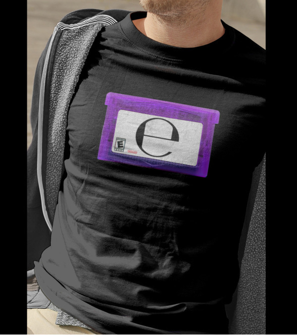 Ecco2k Gba Cartridge Purple E T-Shirt